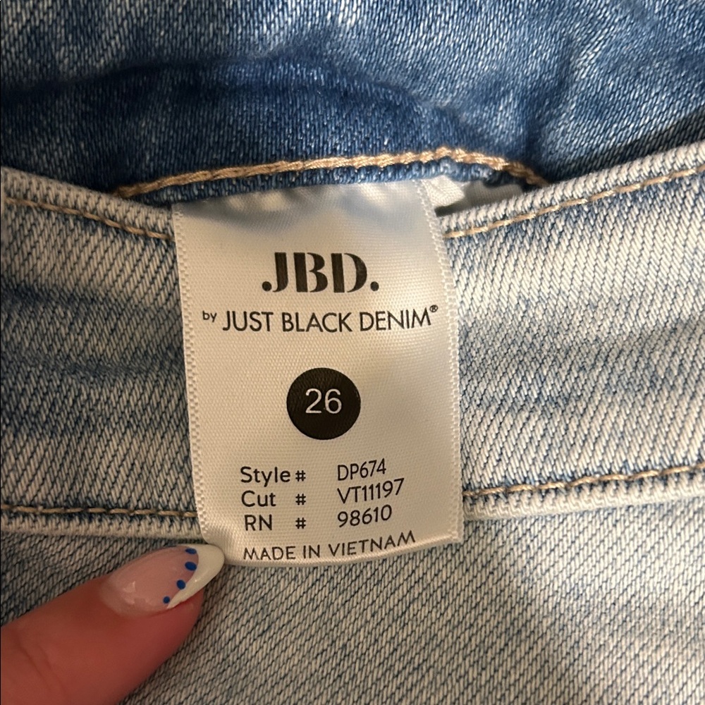 Light Blue Women's Denim Jeans - - Picture 3 of 3
